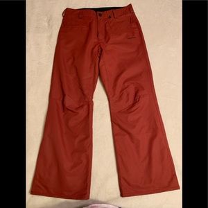 Volcom mens ErgoFit snowboard pants -small